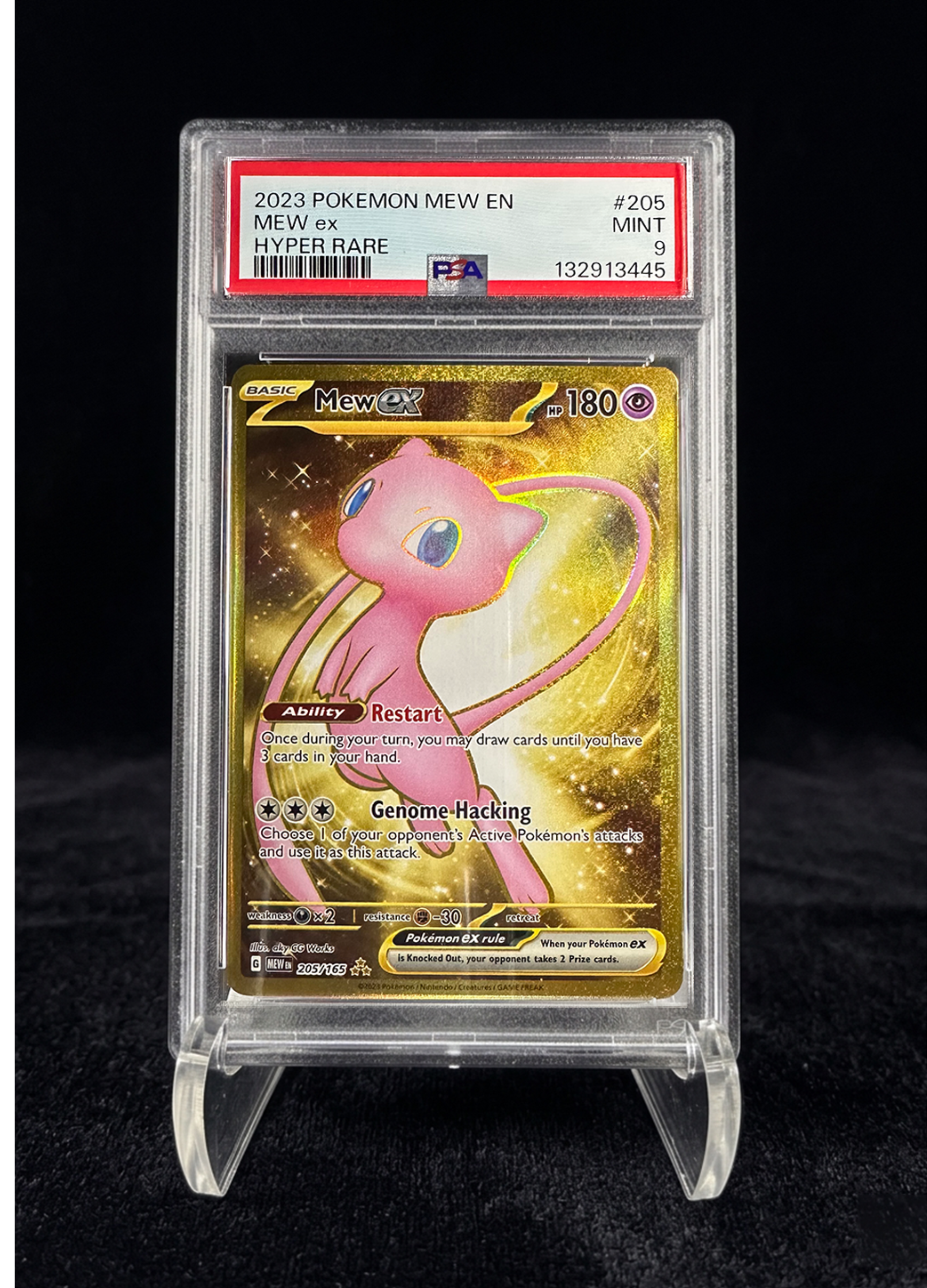 pokemon 151 hyper rare cards Mew (2023) Card Compartment Size:90 mm - 3.54 