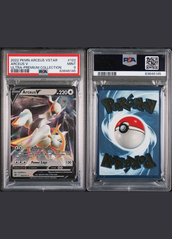 Arceus V {Metal Card} (2022) Ultra Premium Collection – PSA 9