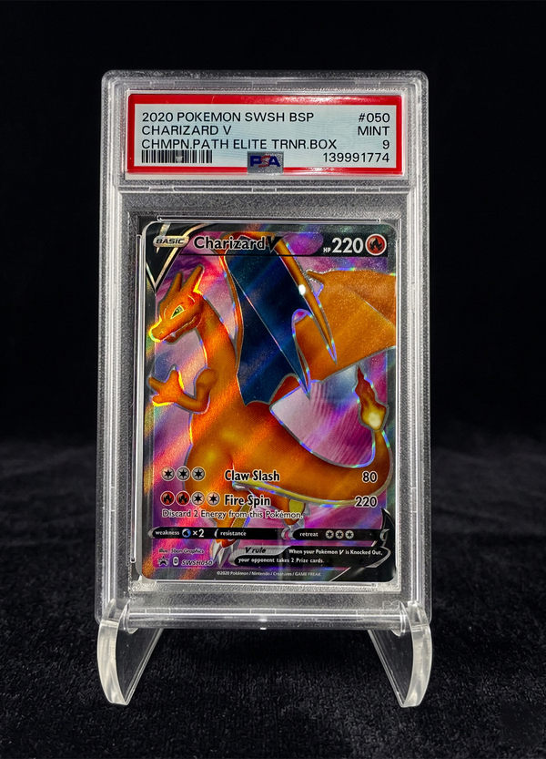 Charizard V (2020) SWSH Champion’s Path Promo – PSA 9