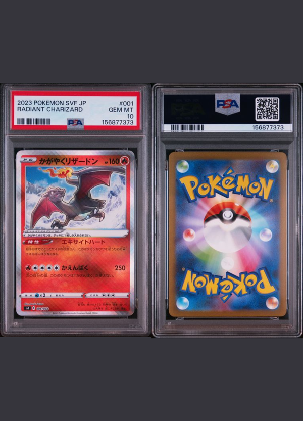 Radiant Charizard (2023) Ruler of the Black Flame – PSA 10