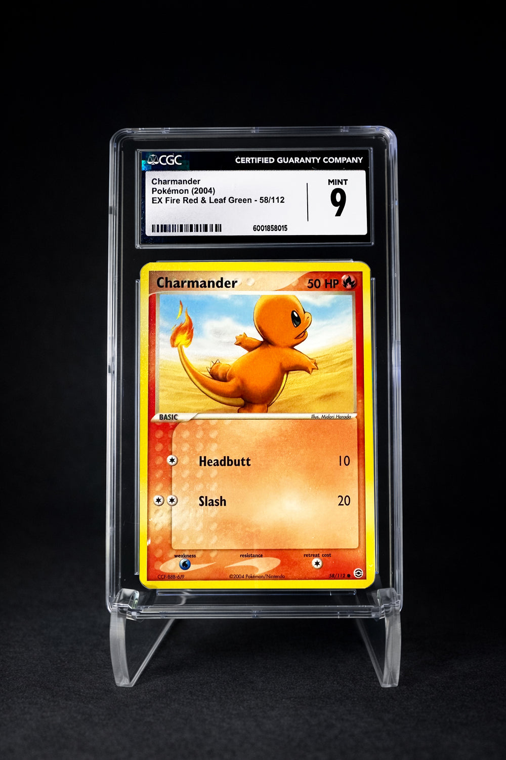 Charmander (2004) EX Fire Red & Leaf Green - CGC 9