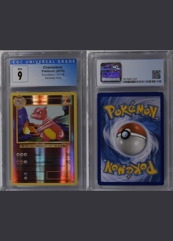 Charmeleon Reverse Holo (2016) XY Evolutions – CGC 9