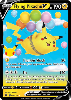 Flying Pikachu V (Holo) - Celebrations