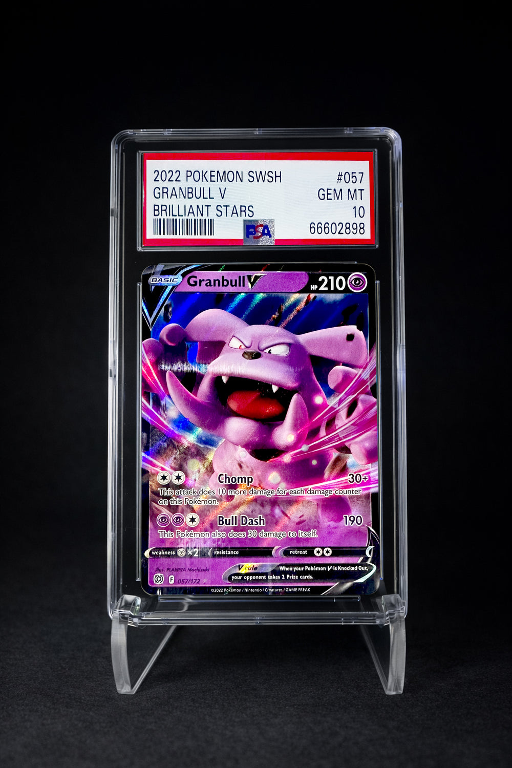 Granbull V (2022) Brilliant Stars - PSA 10