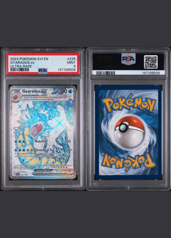 Gyarados ex Ultra Rare (2023) Scarlet & Violet – PSA 9