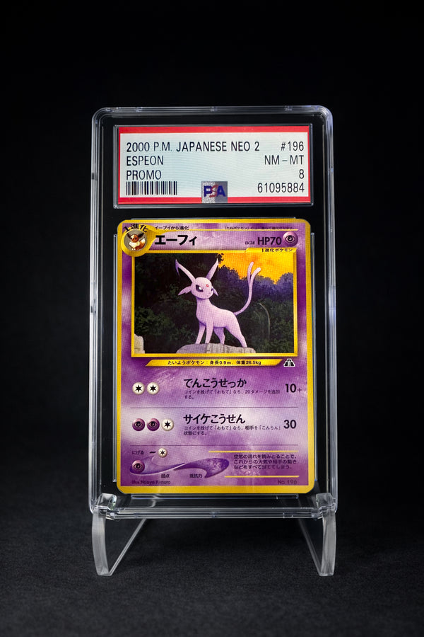 Espeon Promo (2000) Neo Premium File 2 - PSA 8