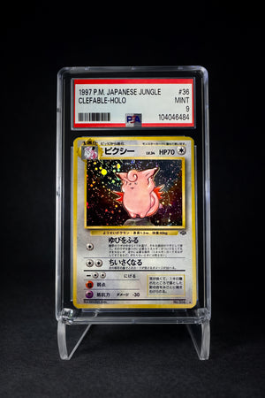 Clefable Holo (1997) Japanese Jungle - PSA 9