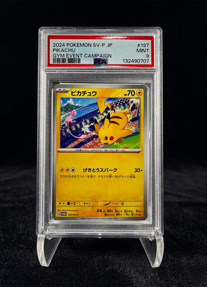 Pikachu (2023) Gym Event Campaign {Mew} - PSA 9