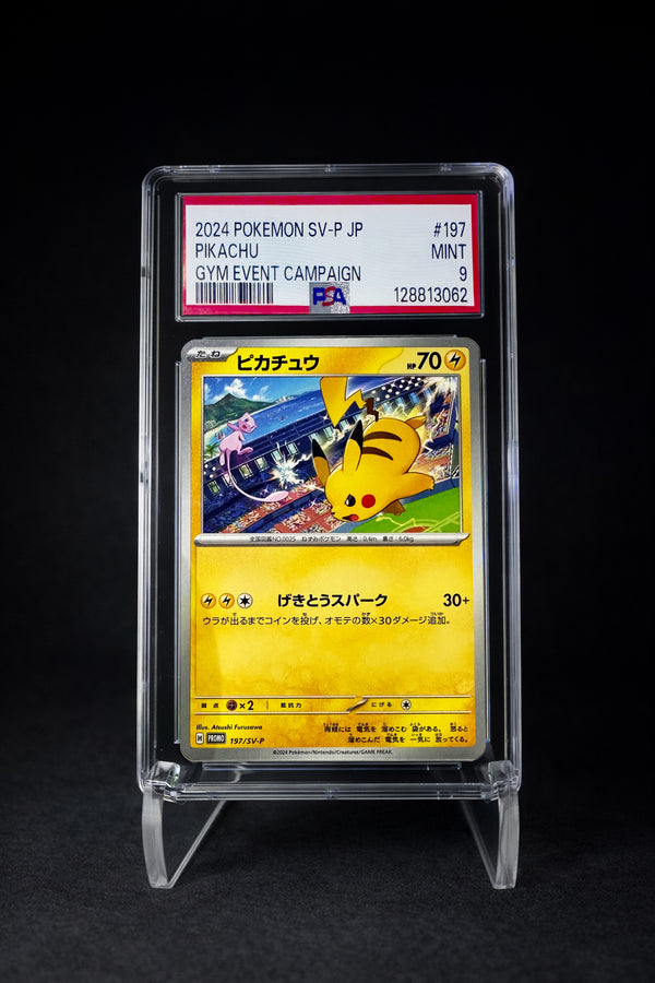 Pikachu (2023) Gym Event Campaign {Mew} - PSA 9