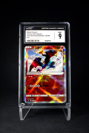 Radiant Charizard (2024) Stellar Miracle Box Holo - CGC 9
