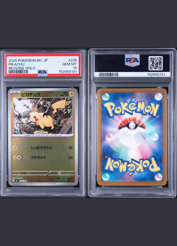 PIKACHU REVERSE HOLO (2025) START DECK – PSA 10