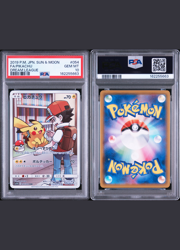 ASH'S PIKACHU CHR (2019) DREAM LEAGUE – PSA 10