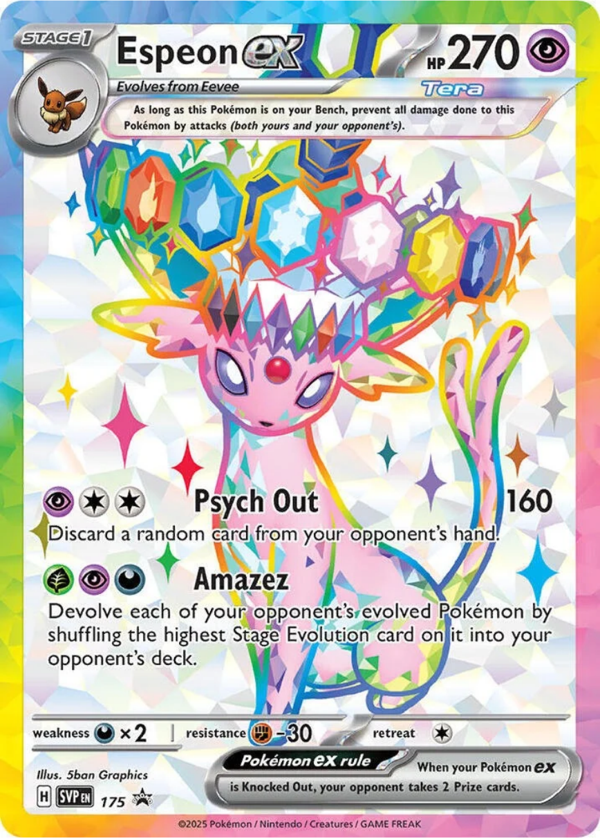 ESPEON PROMO (HOLOFOIL) – SCARLET & VIOLET BLACK STAR PROMOS