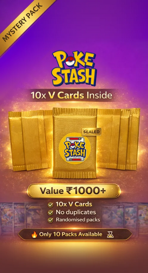 PokeStash - Pokemon Mystery Pack (10x V Cards)