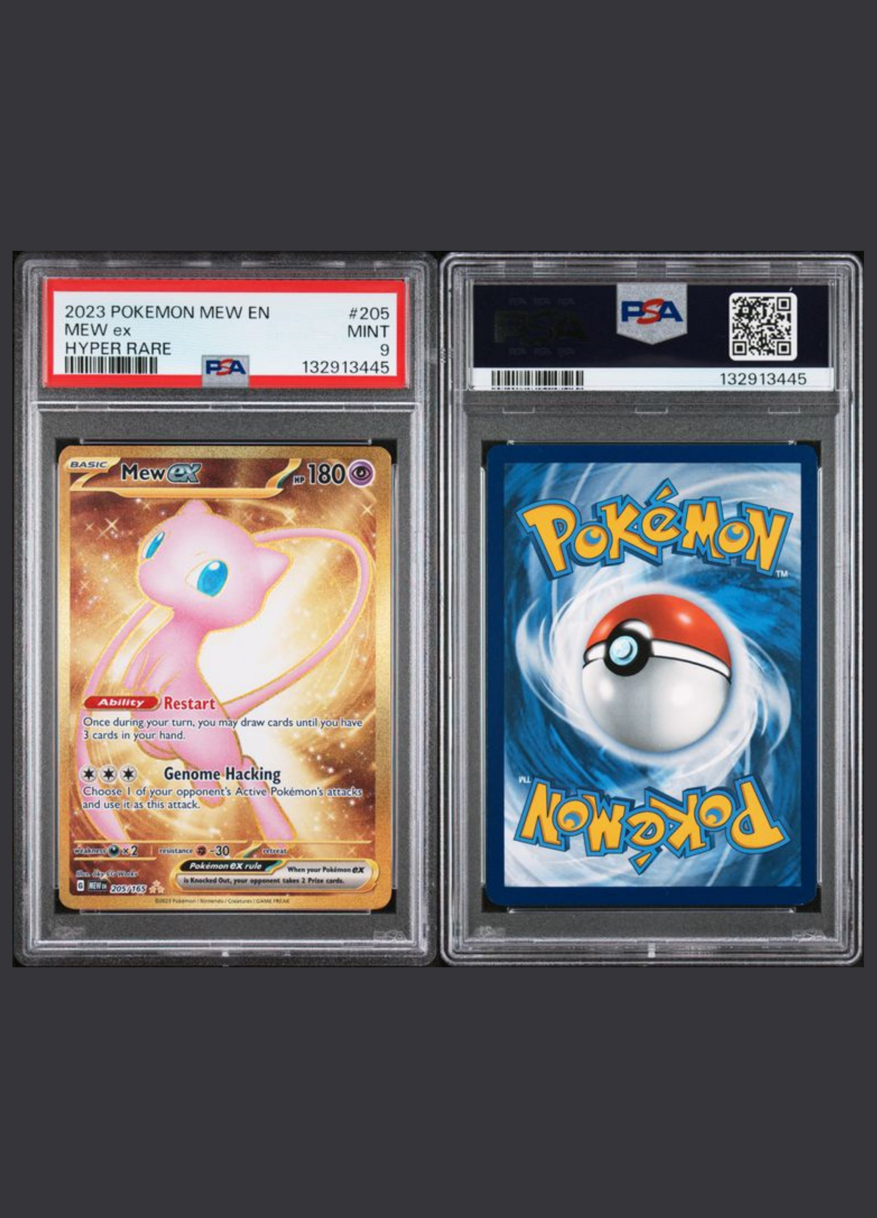 Mew (2023) 151 Hyper Rare - PSA 9 Mew (2023) 151 Hyper Rare - PSA 9