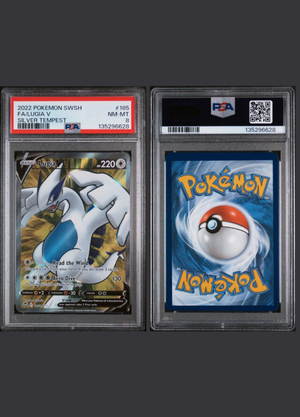 Lugia V (2022) Silver Tempest - PSA 8