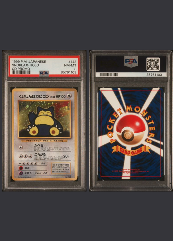 Snorlax Holo (1999) CD promo - PSA 8