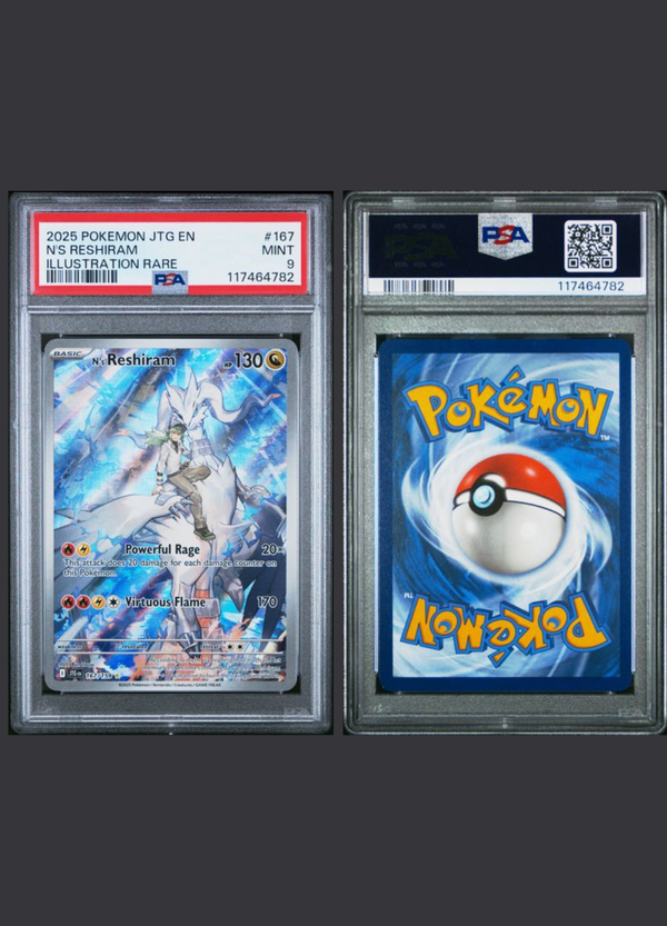 N's Reshiram IR (2025) Journey Together - PSA 9
