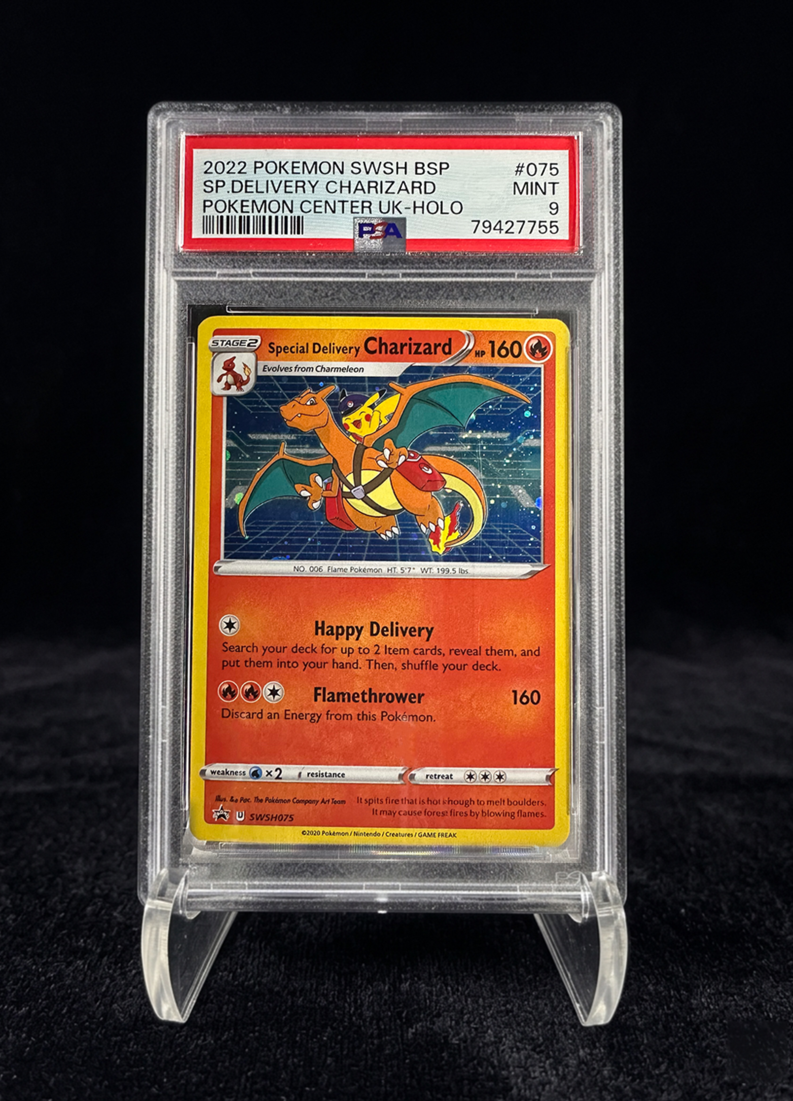 charizard pokemon card 2022 Special Delivery Charizard Holo (2022) Pokemon Center UK
