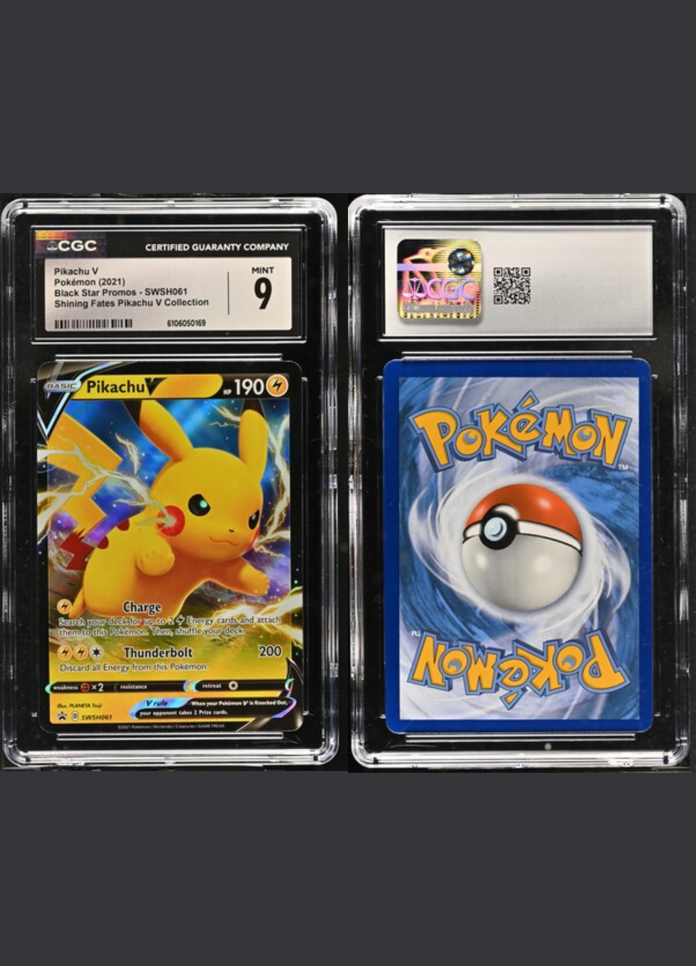 Pikachu V Promo (2021) Shining Fates - CGC 9