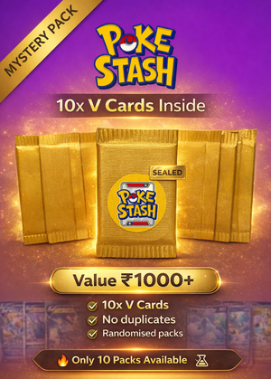 PokeStash - Pokemon Mystery Pack (10x V Cards)