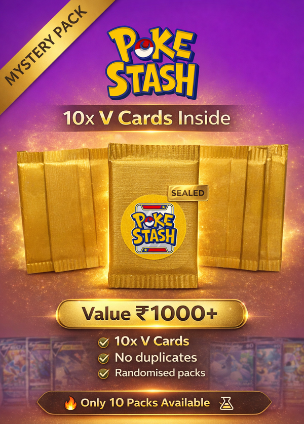 PokeStash - Pokemon Mystery Pack (10x V Cards)