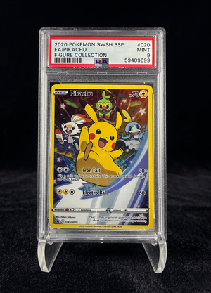 Pikachu Figure Collection (2020) Black Star Promo - PSA 9