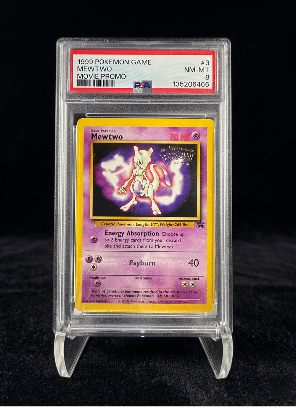 Mewtwo (1999) Movie Promo - PSA 8 Mewtwo (1999) Movie Promo - PSA 8