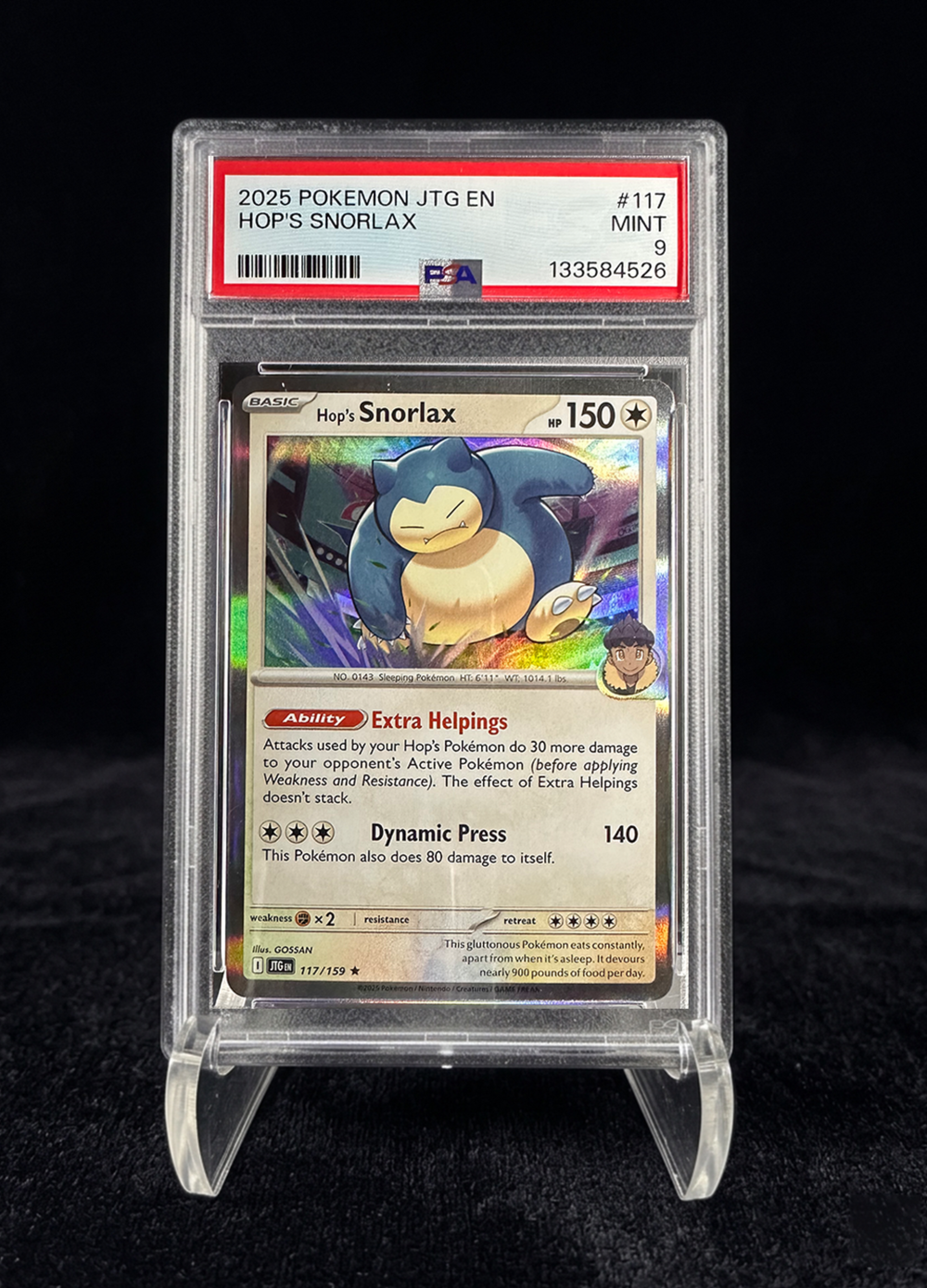 Hop's Snorlax (2025) Journey Together - PSA 9