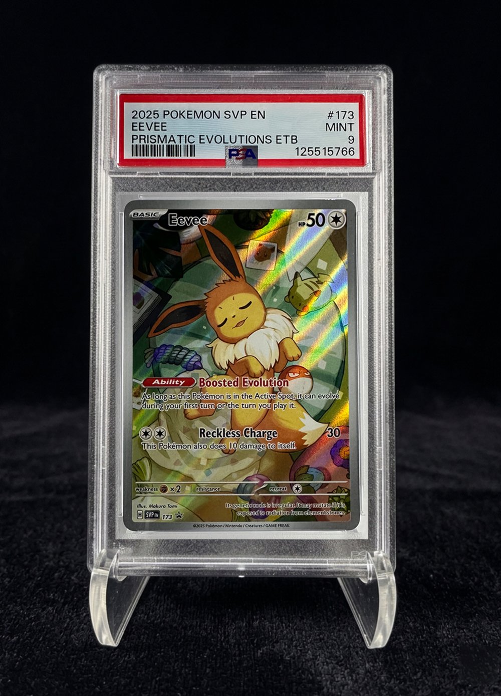 Eevee Promo (2025) Prismatic Evolutions ETB - PSA 9
