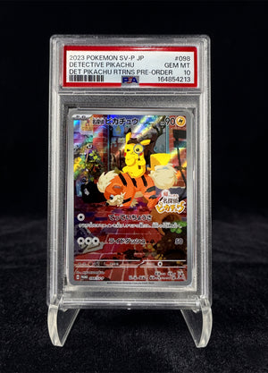 DETECTIVE PIKACHU PRE-ORDER PROMO (2023) – PSA 10
