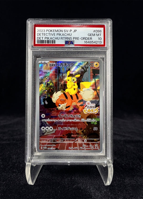 DETECTIVE PIKACHU PRE-ORDER PROMO (2023) – PSA 10