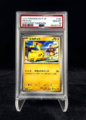 Pikachu (2023) Gym Event Campaign {Charizard} - PSA 10