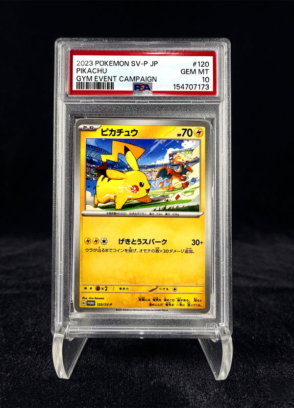 Pikachu (2023) Gym Event Campaign {Charizard} - PSA 10